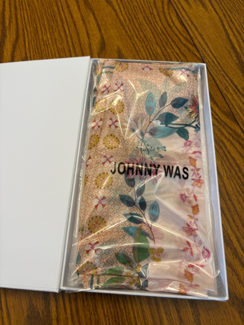Johnny Was Nani Silk Scarf - Beautiful Bohemian Floral Print - Picture 13 of 13